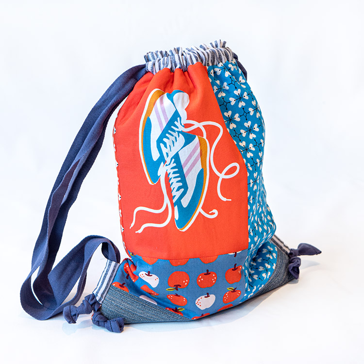 Back to School Backpack Tutorial Stay Gold Panel Challenge